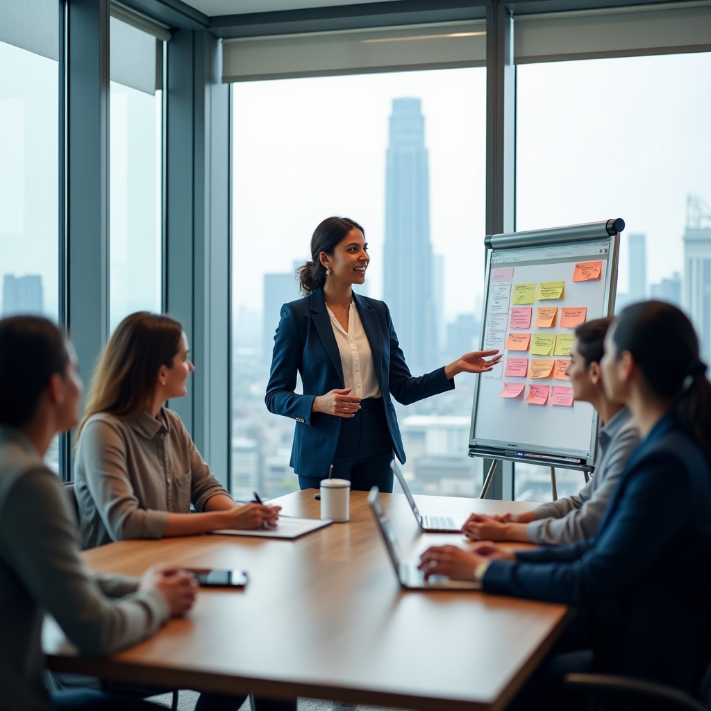 Professional meeting facilitation training session